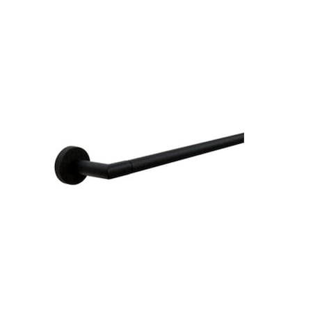 Orca Hardware 24 Inch Towel Bar Set, BL Black Finish 3624-BL